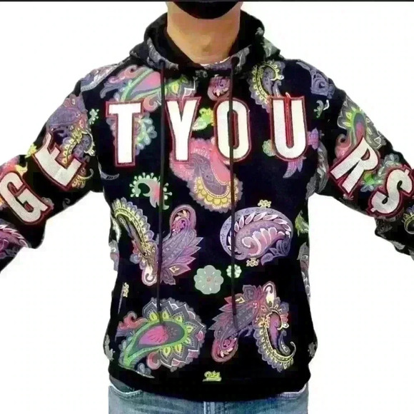 CREATE 2MRW GRAPHIC HOODIE BLACK SIZE MED - Picture 2 of 3